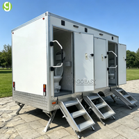 Goeasy – Nouvelle Cabine Sanitaire de Luxe Personnalisable, Remorque Toilettes Mobiles Portables