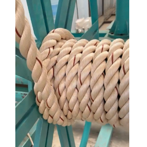 Cuerda Marina Trenzada de Alta Calidad de 3 Hilos de HDPE y PP, de 6-60 mm, Resistente a los Rayos UV y a la Abrasión, para Amarre - Product Image 1