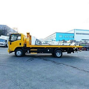 1SUZU KV100 <b>Flatbed</b> Wrecker Tow <b>Truck</b> with Rear Underlift 1-to-2 Towing Vehicle for Reliable Roadside Rescue Service - Product Image 4
