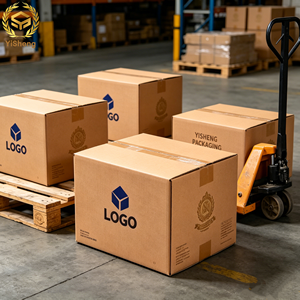 Caja <span class=keywords><strong>de</strong></span> Cartón Corrugado Kraft <span class=keywords><strong>de</strong></span> 5 Capas, Resistente, Color Marrón, para Envíos, Logística y Embalaje <span class=keywords><strong>de</strong></span> Exportación - Product Image 3