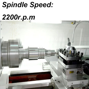 Torno CNC de Metal con Capacidad de Torno de 500 mm y Longitud de Trabajo de 2000 mm, Modelo DMTG CK6150, Torno CNC de Bancada Plana. - Product Image 4