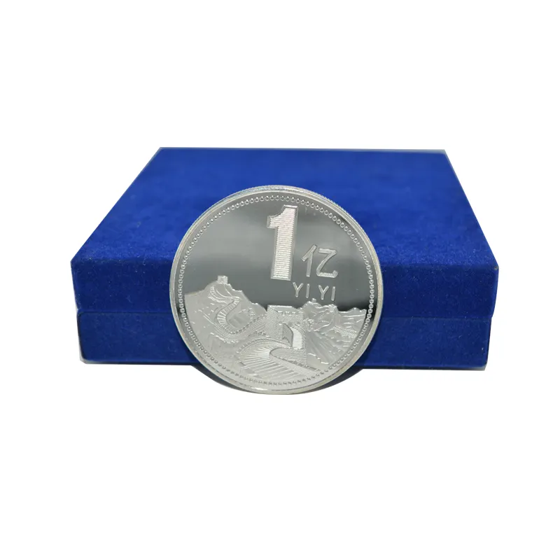 Hoge Kwaliteit Custom Euro 1 Oz Munten 3d Metalen Zilveren 999 Uitdaging Munten