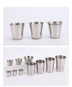 Reusable Stainless Steel Beer <b>Custom</b> Logo Coffee Mug Outdoor Single Wall Water Juice Cold Drink <b>Cup</b> - Product Image 5