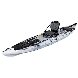 Kayak de pêche à succès BIG DACE PRO 13FT, siège unique, kayak KUER, kayak à assise sur le dessus, kayak en LLDPE rotomoulé - Product Image 3