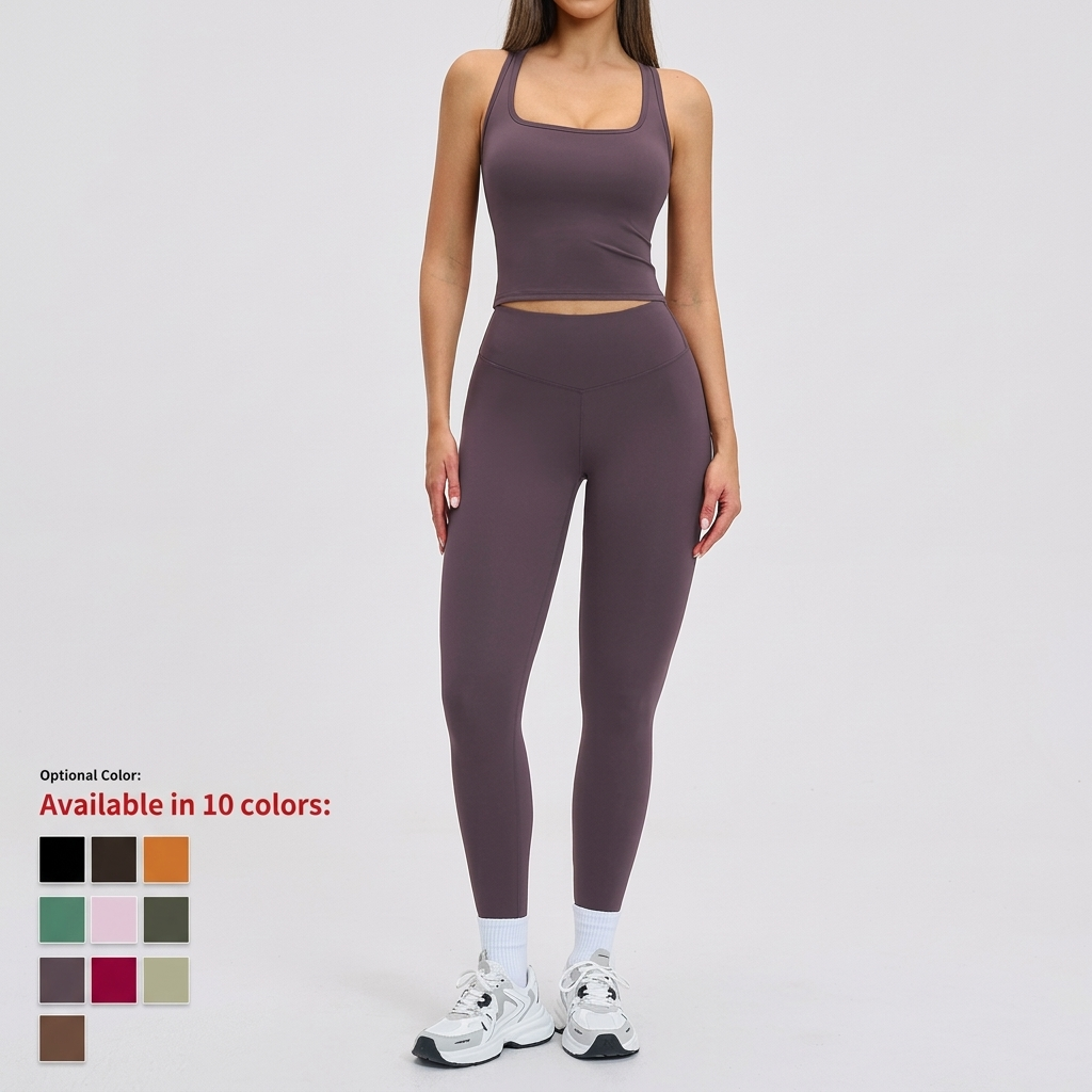 Women's High Waist Elastic Waist Yoga Pants Tummy Control Seamless Full Length Quick-Dry Breathable Eco-Friendly Solid
