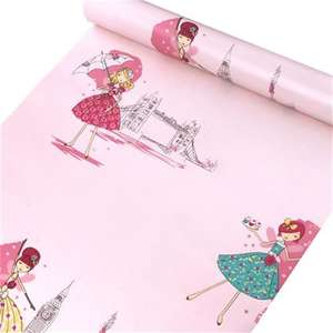 ورق جدران لاصق ذاتي حديث مقاوم للماء لغرف الأطفال، ملصقات جدارية بأنماط كرتونية - Product Image 5