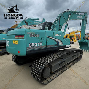 Maquinaria de excavadora pesada de segunda mano KOBELCO SK210 de 21 toneladas Horas bajas Buen estado Proveedor de China de alta rentabilidad - Product Image 1