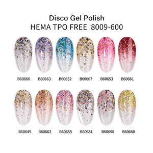 Esmalte de Uñas en Gel Disco, Libre de HEMA y TPO - Gel de Uñas UV/LED Brillante y Ecológico para Salón y Venta al por Mayor - Product Image 3