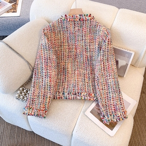 Cappotto Casual da <span class=keywords><strong>Donna</strong></span> alla Moda con Stampa a Quadri Inglese, Impermeabile, Traspirante, con Maniche a Lanterna e Collo Tondo per la Primavera - Product Image 4