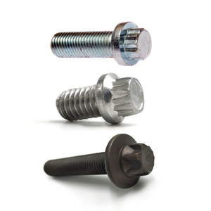 Custom Oem Odm M6 M7 M8 Colorido Rim Wheel Hub Spline Tornillos 12 Puntos Brida Perno para Motor - Product Image 1