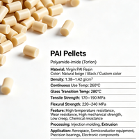 Granulés PAI (Polyamide-imide) Torlon, matière première, plastique technique résistant aux hautes températures