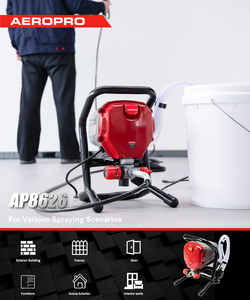 <span class=keywords><strong>Pistolet</strong></span> à <span class=keywords><strong>peinture</strong></span> électrique sans air AEROPRO AP8626, machine à <span class=keywords><strong>peinture</strong></span> avec <span class=keywords><strong>pistolet</strong></span> et embouts <span class=keywords><strong>pour</strong></span> <span class=keywords><strong>peinture</strong></span> murale, intérieur de la maison - Product Image 4