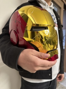 Nhà Máy Trực Tiếp Mk5 Cosplay Từ Xa Điều Khiển Bằng Giọng Nói Siêu Người Đàn Ông <span class=keywords><strong>Ironman</strong></span> Mũ Bảo Hiểm Sắt Người Đàn Ông Mũ Bảo Hiểm - Product Image 2