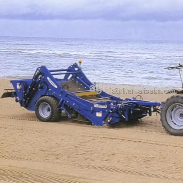 Tractor Use Good Quality Beach Cleaner, Beach Cleaning Machine, Beach Sweeper Drive by Tractor