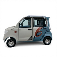 Voiture électrique compacte 4 portes 4 places pour adultes sans permis de conduire