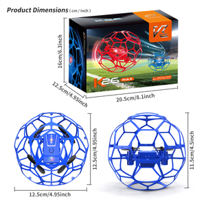 <span class=keywords><strong>Dron</strong></span> K26 MAX UFO con Control Remoto, <span class=keywords><strong>Dron</strong></span> de Fútbol para Principiantes, Vuelo con Maniobras, Rotación de 360°, Mantenimiento de Altitud, Batería Recargable - Product Image 6