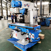 Fraiseuse universelle à tête pivotante X6236, vitesse du brocheur 60-1800 tr/min, capacité moyenne pour usinage de routine et fabrication