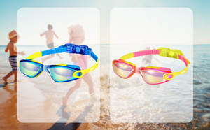 JSJM फैशन बच्चों तैराकी चश्मे थोक विरोधी कोहरे तैराकी चश्मे समायोज्य स्विमिंग पूल - Product Image 5