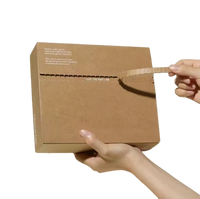 Boîtes pliantes écologiques OEM, emballages personnalisés en carton ondulé pour cadeaux et envois postaux
