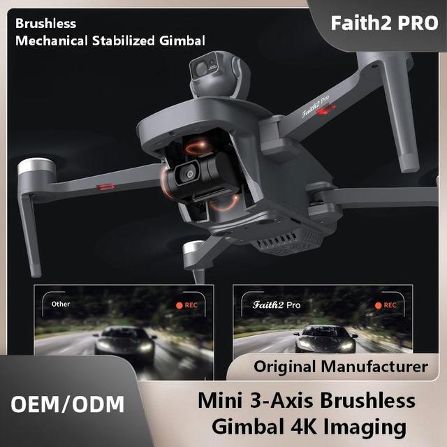 C-FLY Faith 2 Pro Beginner Drone with Obstacle Avoidance 4K Camera GPS 5G WiFi FPV 6KM Transmission Remote Control