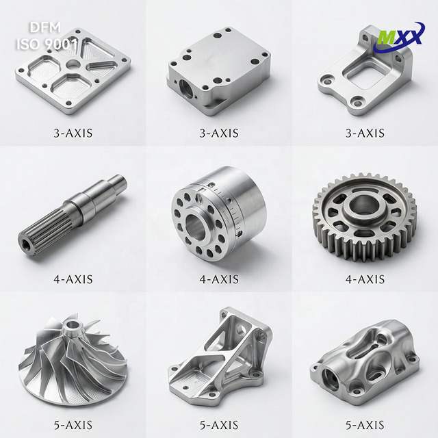 Oem Custom Cnc Machining Services | Aluminum Alloy Components | Precision Machined Parts | 3/4/5 Axis Cnc Milling | No Moq