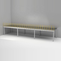 Plateforme en acier laminé à froid pour mezzanine, protégée contre la corrosion, robuste, conception modulaire sans boulons, optimise l'aménagement des rayonnages d'entrepôt