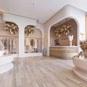 Moda al por menor regalo Boutique tienda de telas muebles tienda de ropa personalizada Diseño de Interiores tienda de ropa estante de exhibición - Product Image 2