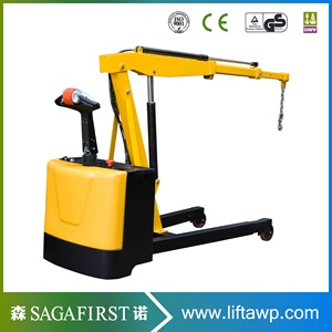 Gru idraulica mobile per impieghi gravosi da 300 kg a 2000 kg, alimentata a batteria, semovente, mini gru a braccio - Product Image 2