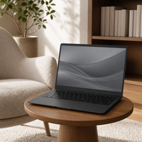 Nouvel ordinateur portable mini de 14 pouces personnalisé par la marque, AMD Ryzen 5 5500U, 16 Go de RAM, 512 Go de SSD, Windows 11 Business Notebook