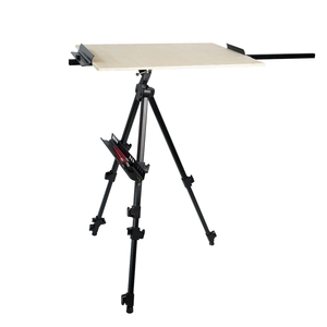 Chevalet en métal noir portable, réglable et durable, 165 cm, pour la peinture, prix <span class=keywords><strong>de</strong></span> gros d'usine, trépied pliable, présentoir - Product Image 2