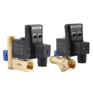 Van xả điện tử tự động 1/2 "<span class=keywords><strong>24V</strong></span> cho bộ phận máy nén khí trục vít tự động thoát nước với bộ đếm thời gian - Product Image 3