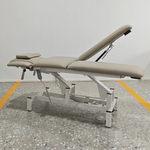 Lit de beauté électrique réglable à <span class=keywords><strong>2</strong></span> <span class=keywords><strong>moteurs</strong></span>, design simple de haute qualité, pour salon de beauté, spa facial, extension de cils, luxe moderne - Product Image 6