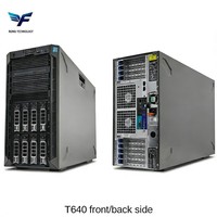 Serveur Tour Silencieux Bidirectionnel T640 Dell pour Stations de Travail, Calcul ERP, Stockage de Bases de Données, Cloud - Chine