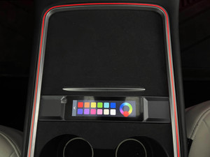 Télécommande SJC améliorée, 64 couleurs LED, accessoires de voiture, décoration intérieure, éclairage d'ambiance pour <span class=keywords><strong>Tesla</strong></span> <span class=keywords><strong>Model</strong></span> 3 <span class=keywords><strong>Model</strong></span> Y 2020-2023 - Product Image 3