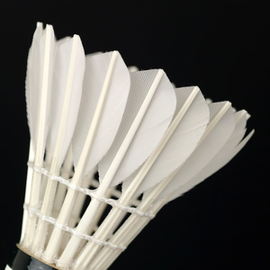 SNOWPEAK SP707スーパーグレードグースフェザーバドミントンシャトルコックプロフェッショナル2層高耐久性 & フライトトーナメント用 - Product Image 5