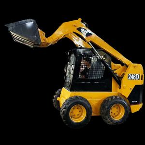 Minicargadora CAT 246D CAT246 CAT246D Usada, Cargadora de Dirección Deslizante de Segunda Mano Caterpillar 246D para Construcción con Certificación CE - Product Image 1