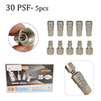 Conectores de Tubería PF+SF PSF 20 30 40 Tipo C, Acoplador Neumático Rápido para Compresor de Aire y Herramientas Neumáticas