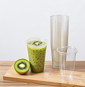Transpp. Tè Boba, 400cc (16 Oz), pluriball, Logo personalizzato, W/paglia, Pers. Tazza di plastica - Product Image 4