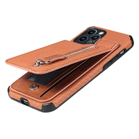 Housse de téléphone personnalisée Fabricant de cuir pour Iphone 16 15 14 13 12 11 Plus Pro Max Double fermoir magnétique Couverture antichoc durable