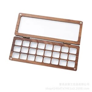 Caja de pintura de acuarela de madera maciza, 18 colores, tapa magnética, set de arte para manualidades infantiles - Product Image 5