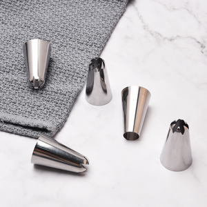 DIY الفولاذ المقاوم للصدأ المعجنات كعكة تزيين طقم أدوات كريم تثليج فوهة تلميح مجموعة - Product Image 6