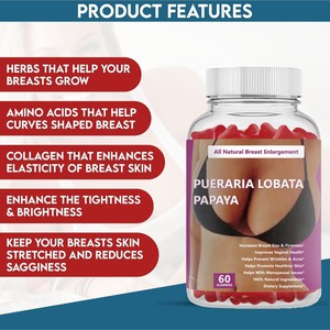 Directamente de la fábrica, el suplemento dietético PUERARIA LOBATA PAPAYA 60GUMMIES está disponible. - Product Image 3