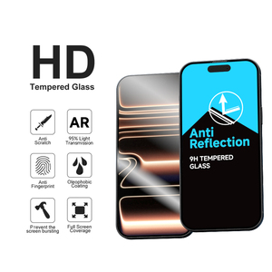 Pellicola Antiriflesso OEM ODM, <span class=keywords><strong>Protezione</strong></span> Schermo in <span class=keywords><strong>Vetro</strong></span> Temperato per <span class=keywords><strong>Smartphone</strong></span>, <span class=keywords><strong>Protezione</strong></span> Schermo AR per iPhone 17 Pro Max - Product Image 1