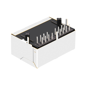 Conector hembra RJ45, sin imanes integrados, 1x2 puertos - Product Image 2