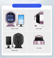 Scanner facial 3D AI Analyseur de peau Analyseur de cuir chevelu Salon Usage domestique Haute définition Test d'humidité spectrale Diagnostic sans fil