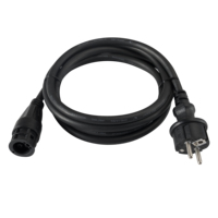 IP68 a prueba de agua OEM inyectado Betteri BC01 conector macho hembra Micro inversor Solar a UE Schuko AC extensión enchufe Cables de alimentación