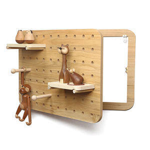 Étagère de rangement murale rectangulaire en bois, sans perçage, pour organiser les jouets - Product Image 5