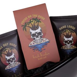 OEM Großhandel Good Vibes Only Kräuter-Aloe-Vera Bade- und Duschset 5-teilig Feuchtigkeitsspendendes Geschenk für Männer Geburtstag Weihnachten - Product Image 4