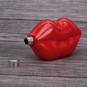 5oz nổ Mini Thép không gỉ <span class=keywords><strong>Red</strong></span> Lip <span class=keywords><strong>Hip</strong></span> <span class=keywords><strong>Flask</strong></span> món quà tinh tế <span class=keywords><strong>Flask</strong></span> cho phụ nữ của rượu & rượu uống - Product Image 1