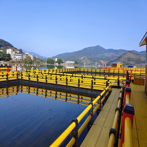 Sightseeing <b>Floating</b> <b>Fish</b> Culture Cage HDPE Leisure Cage With Safe Walkway For <b>Fish</b> Farm Tourism - Product Image 1
